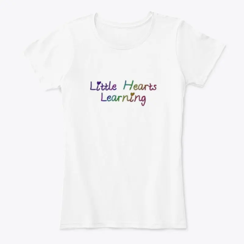 Little Hearts Learning Rainbow Text